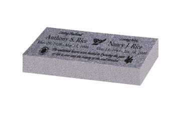 20~x10~x3~ Headstone