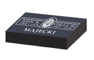 28~x16~x4~ Headstone