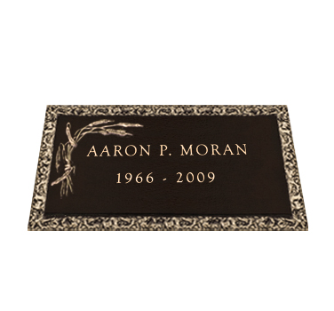 Bronze Headstone 24x12 Individual without Base