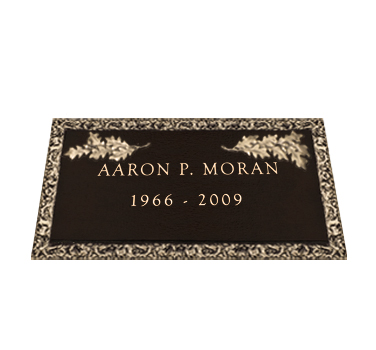 Bronze Headstone 24x14 Individual without Base