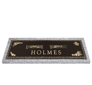 Bronze Headstone 36x13 Companion