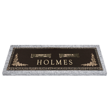 Bronze Headstone 44x14 Companion