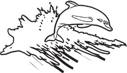 Clipart Image For Headstone Monument Aquatic Animals 03