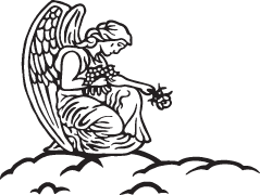 Clipart Image For Headstone Monument angel 17