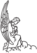 Clipart Image For Headstone Monument angel 18