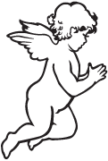 Clipart Image For Headstone Monument angel 24