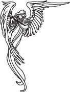 Clipart Image For Headstone Monument angel 25