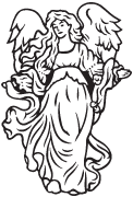 Clipart Image For Headstone Monument angel 28