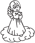 Clipart Image For Headstone Monument angel 36