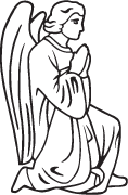 Clipart Image For Headstone Monument angel 38