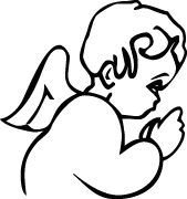 Clipart Image For Headstone Monument angel 42