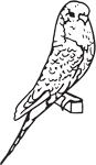Clipart Image For Headstone Monument Bird 02