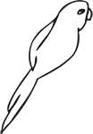 Clipart Image For Headstone Monument Bird 03