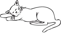 Clipart Image For Headstone Monument Cat 13