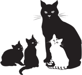 Clipart Image For Headstone Monument Cat 17