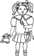 Clipart Image For Headstone Monument child 03