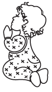 Clipart Image For Headstone Monument child 04