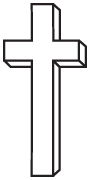 Clipart Image For Headstone Monument cross 04