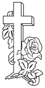 Clipart Image For Headstone Monument cross 20