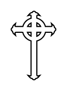Clipart Image For Headstone Monument cross 52