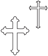 Clipart Image For Headstone Monument cross 61