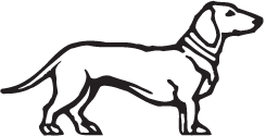 Clipart Image For Headstone Monument Dog 06