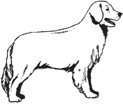 Clipart Image For Headstone Monument Dog 10