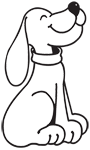 Clipart Image For Headstone Monument Dog 11