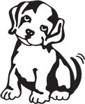 Clipart Image For Headstone Monument Dog 12