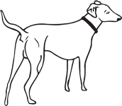 Clipart Image For Headstone Monument Dog 17