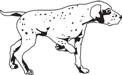 Clipart Image For Headstone Monument Dog 23