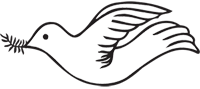 Clipart Image For Headstone Monument Dove 10