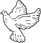 Clipart Image For Headstone Monument Dove 11
