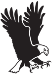 Clipart Image For Headstone Monument Eagle 02
