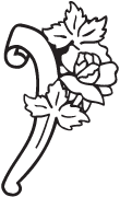 Clipart Image For Headstone Monument floral-border 02