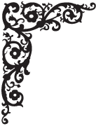 Clipart Image For Headstone Monument floral-border 04