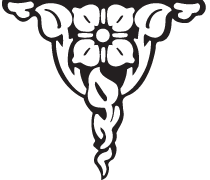 Clipart Image For Headstone Monument floral-border 09