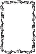 Clipart Image For Headstone Monument floral-border 10