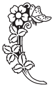 Clipart Image For Headstone Monument flower 23