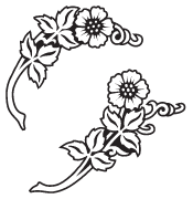 Clipart Image For Headstone Monument flower 39