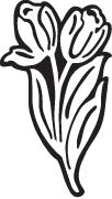 Clipart Image For Headstone Monument flower 45