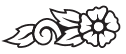 Clipart Image For Headstone Monument flower 48