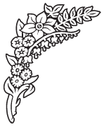 Clipart Image For Headstone Monument flower 53
