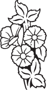 Clipart Image For Headstone Monument flower 56