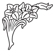 Clipart Image For Headstone Monument flower 58