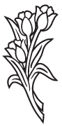 Clipart Image For Headstone Monument flower 59