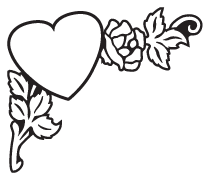 Clipart Image For Headstone Monument heart 03