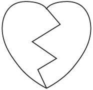 Clipart Image For Headstone Monument heart 08