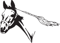 Clipart Image For Headstone Monument Horse 04
