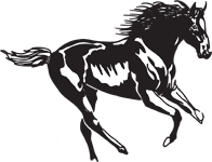 Clipart Image For Headstone Monument Horse 08